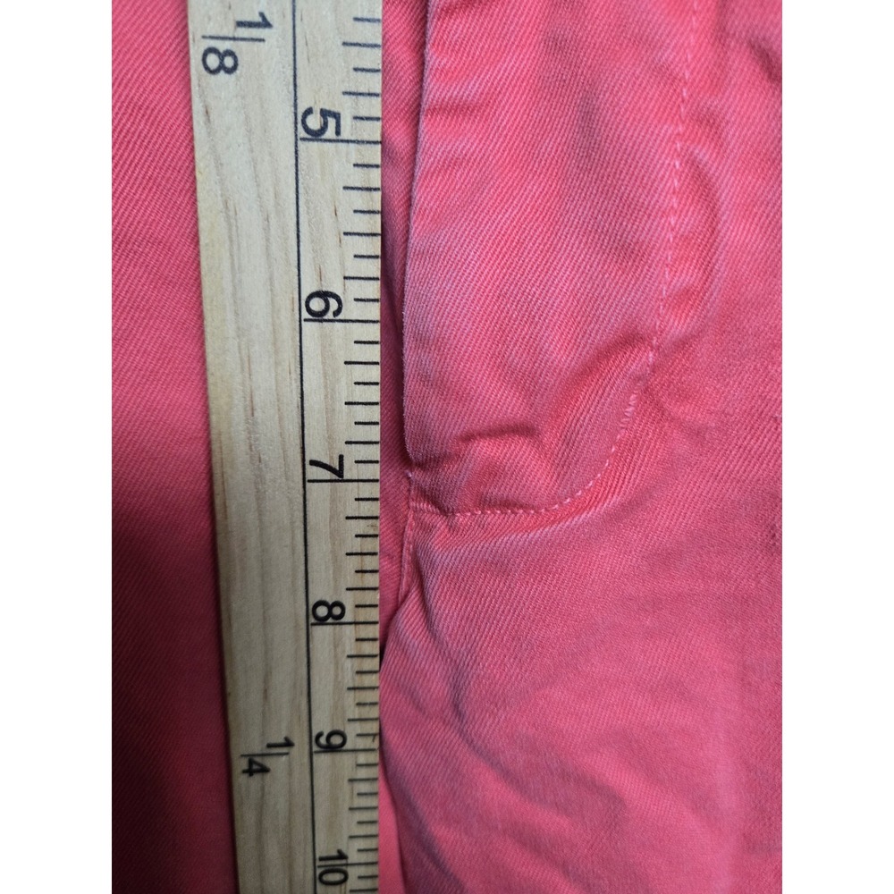 Vineyard Vines Breaker Pants Mens 28x30 Coral Pink Salmon Cotton Chino Chinos - Picture 3 of 8